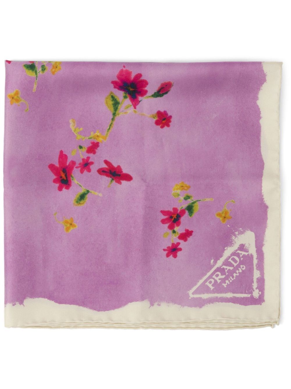 adrysanです！ 値下げ！PRADA 花柄スカーフ ピンク 楽天市場】プラダ 中古（レディーススカーフ｜マフラー